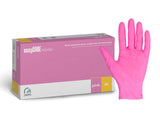 EasyCare Nitrilhandsker – Pink, Medium, 100 stk